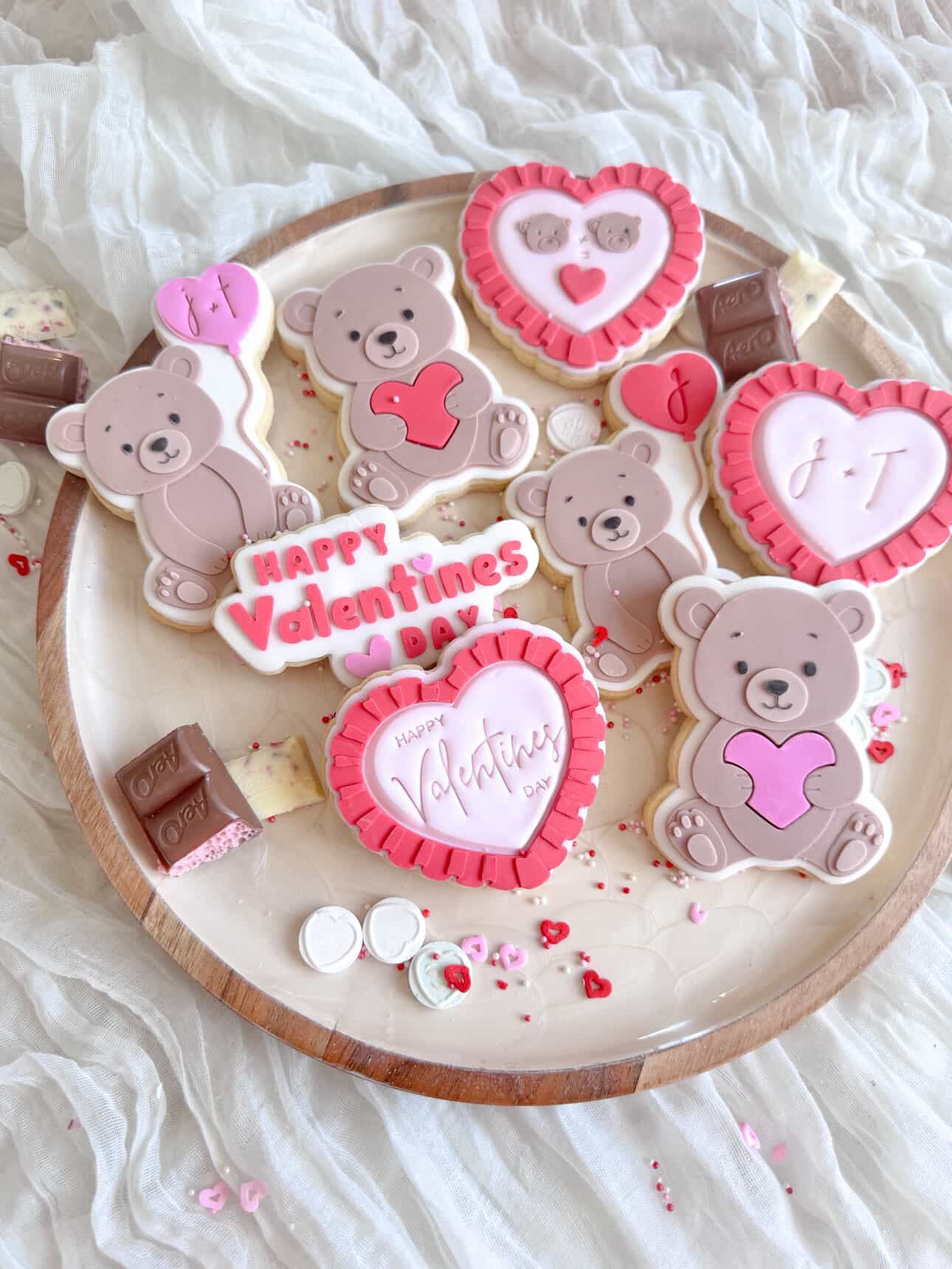 Frilly Border Heart Cookie Stamp & Cutter