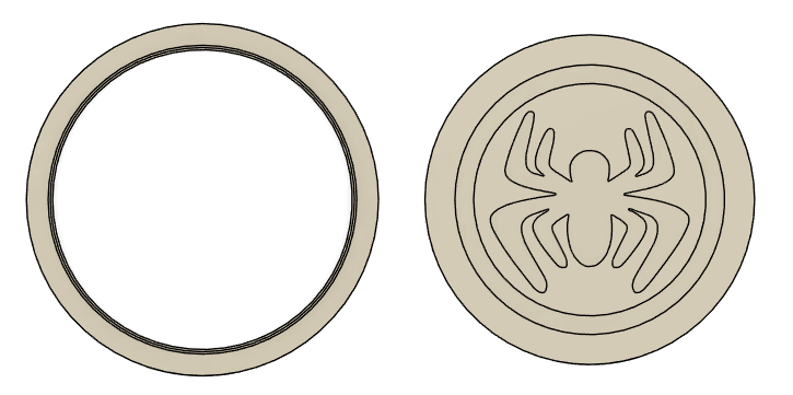 Spider Logo Cookie Stamp & Cutter