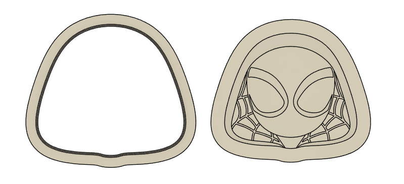 Spider Girl Cookie Stamp & Cutter