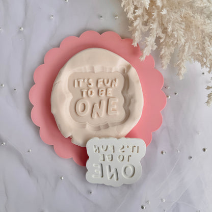 It’s Fun To Be One Cookie Stamp & Cutter