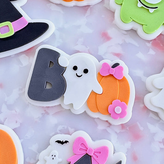 Boo Word Cookie Stamp & Cutter