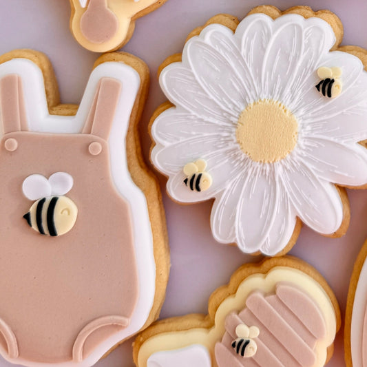 Micro & Tiny Bees Cookie Stamp Plates