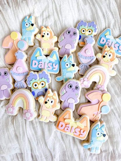 Number 2 with Balloons Cookie Stamp & Cutter