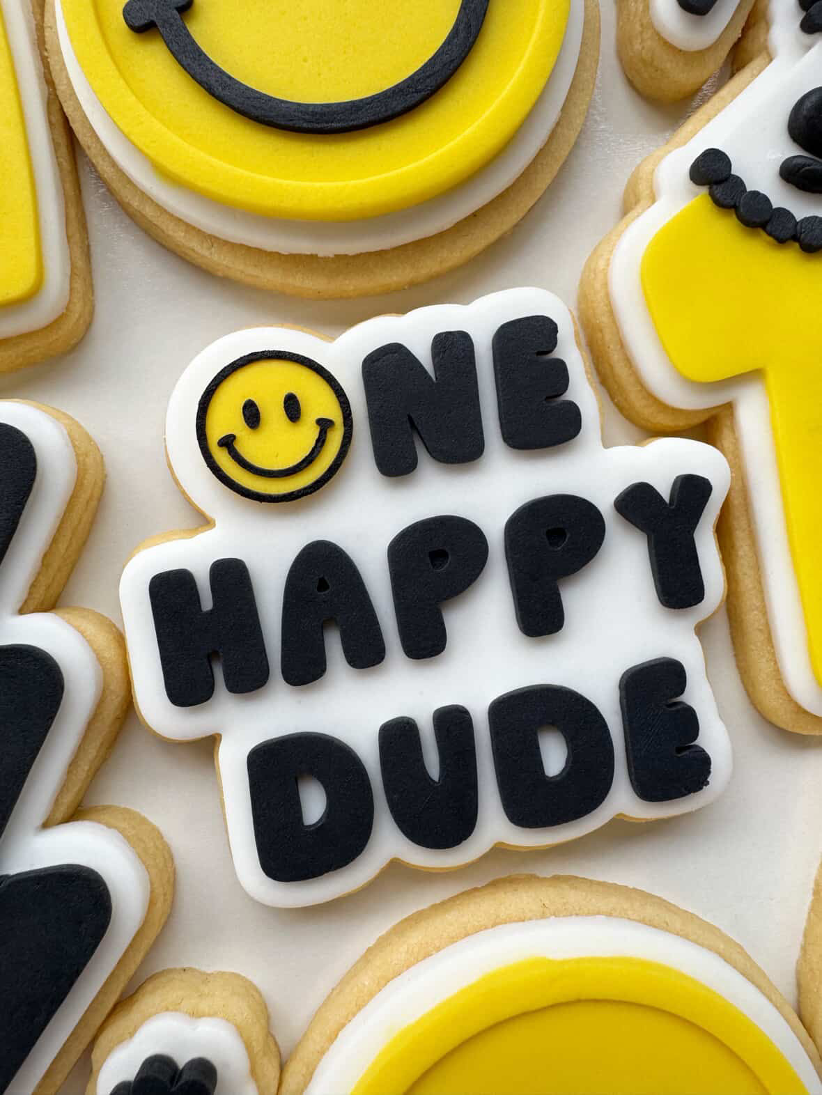 One Happy Dude Cookie Stamp & Cutter