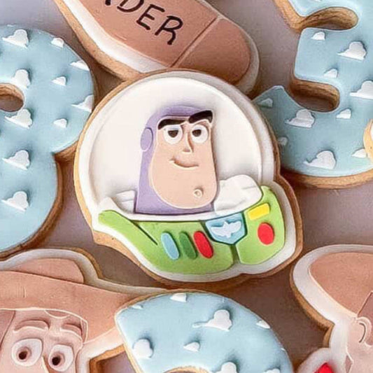 Space Ranger Toy Cookie Stamp & Cutter