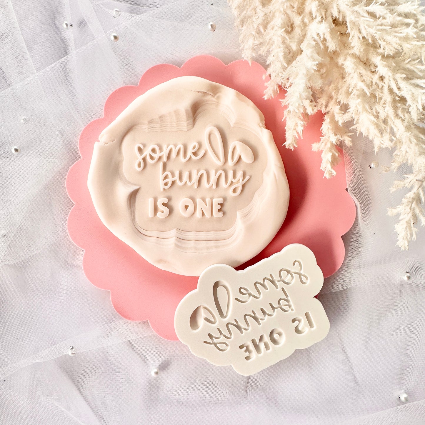 Some Bunny is One Cookie Stamp & Cutter