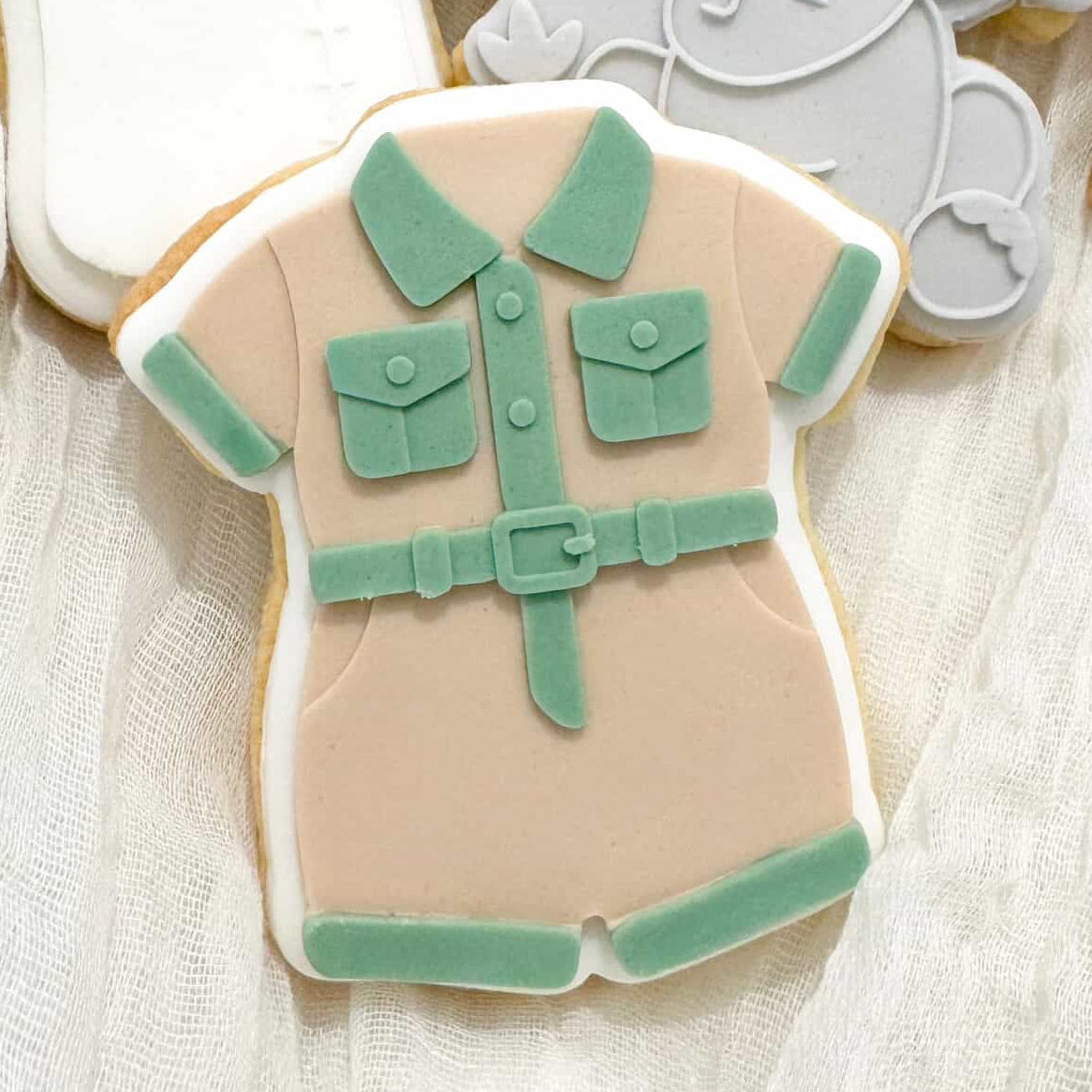 Baby Safari Romper Cookie Stamp & Cutter