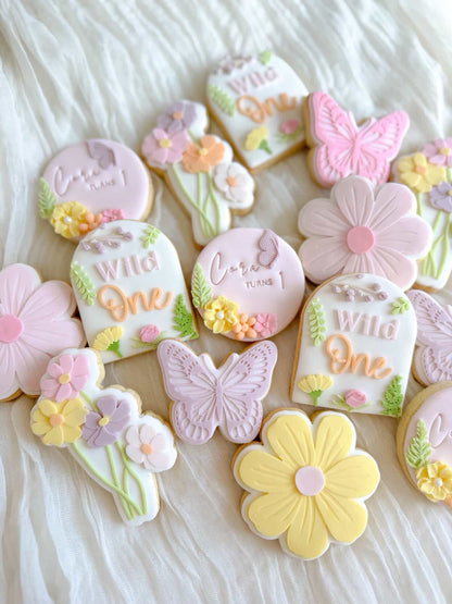 Wild One Floral Arch Cookie Stamp & Cutter