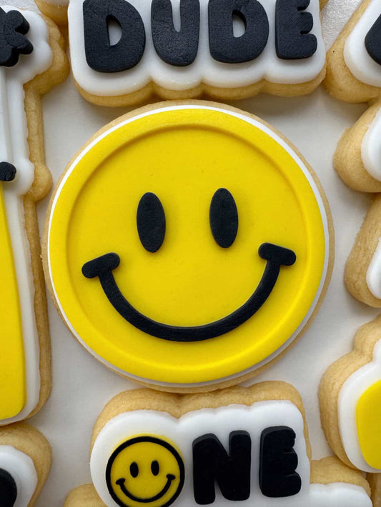 Smiley Face Cookie Stamp & Cutter