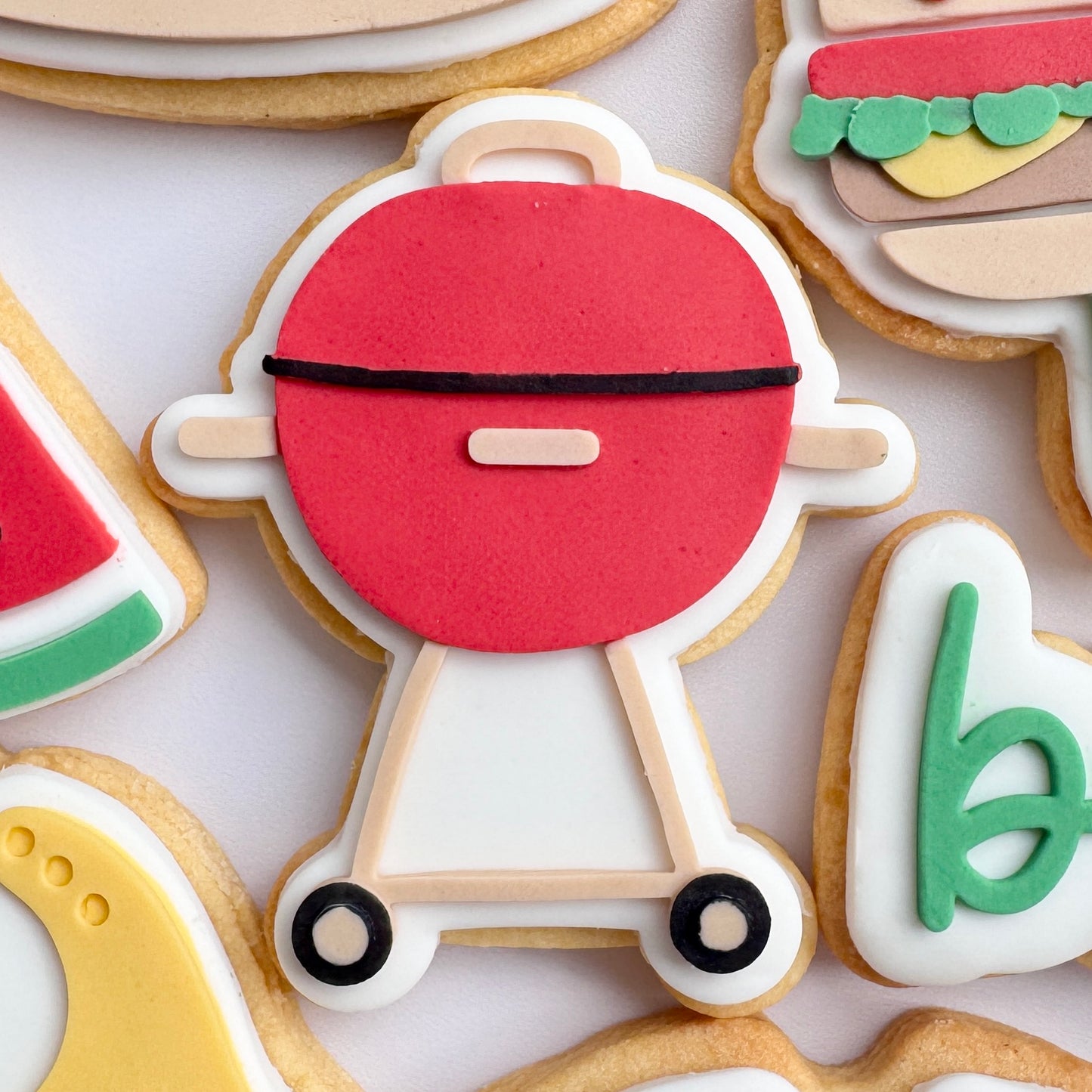 Barbecue Cookie Stamp & Cutter