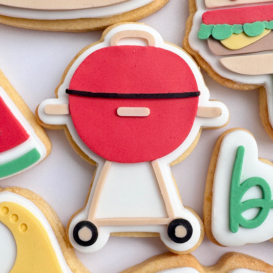 Barbecue Cookie Stamp & Cutter