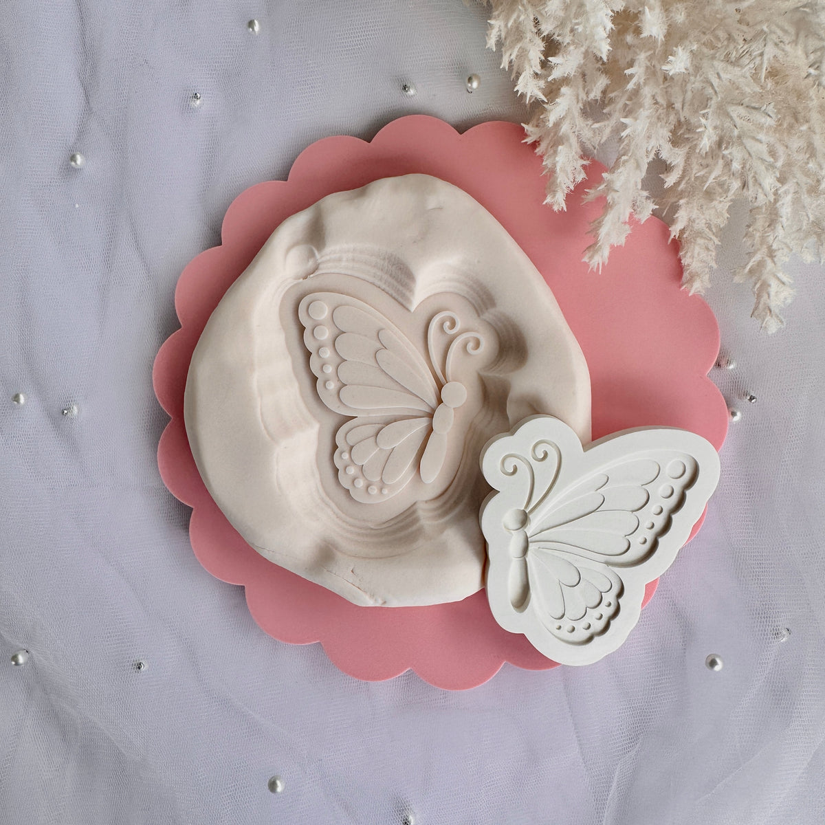 Side Profile Butterfly Cookie Stamp & Cutter