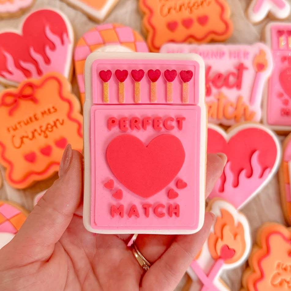 Perfect Match Matchbox Cookie Stamp & Cutter