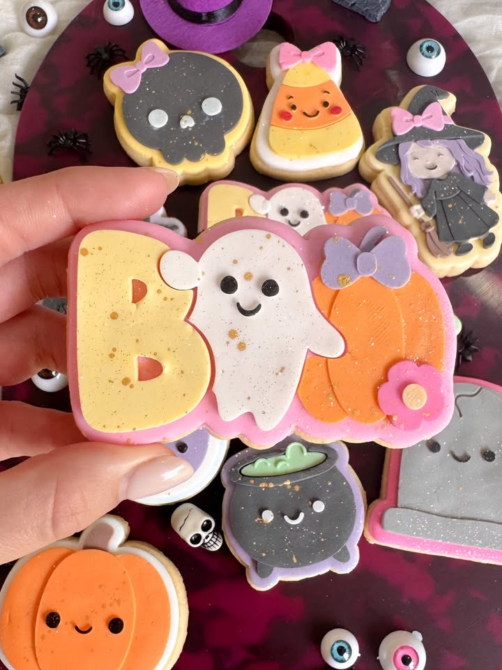 Boo Word Cookie Stamp & Cutter