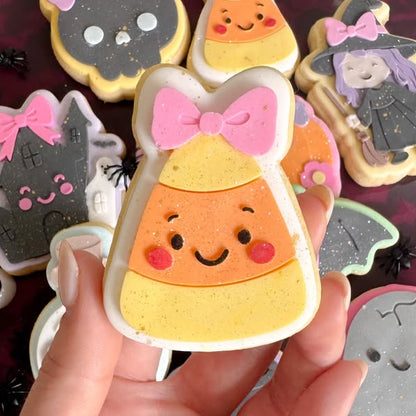 Candy Corn with Bow Stamp & Cutter