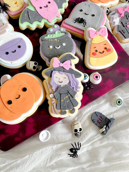 Witch Girl Cookie Stamp & Cutter