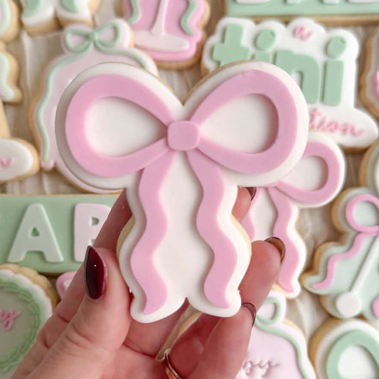 Ribbon Bow Cookie Stamp & Cutter