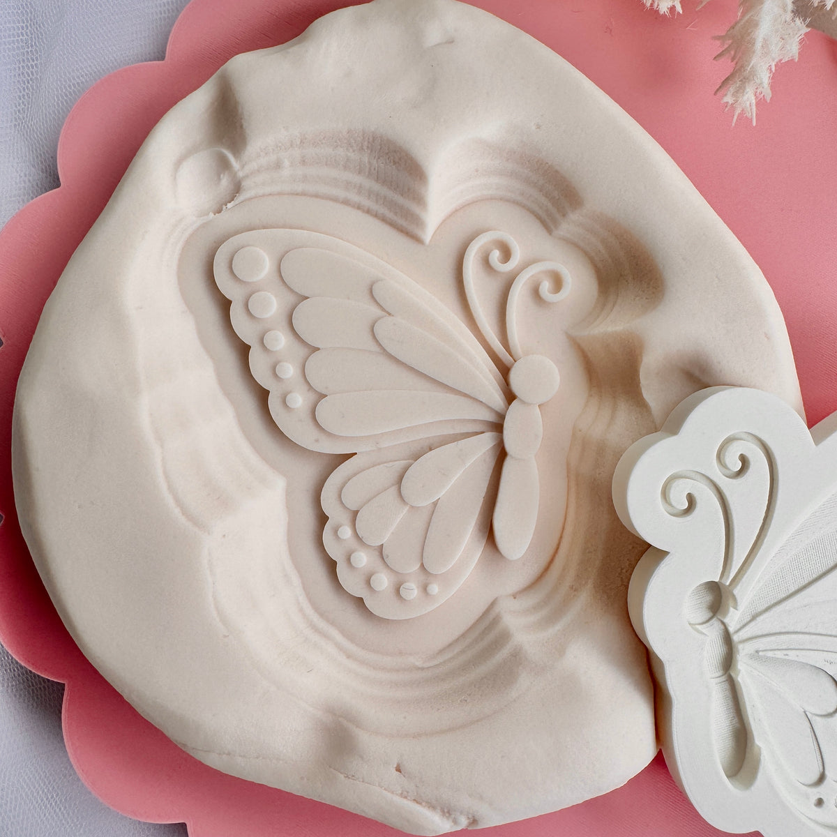 Side Profile Butterfly Cookie Stamp & Cutter