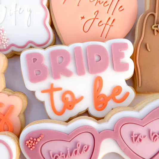 Bride to Be Cookie Stamp & Cutter