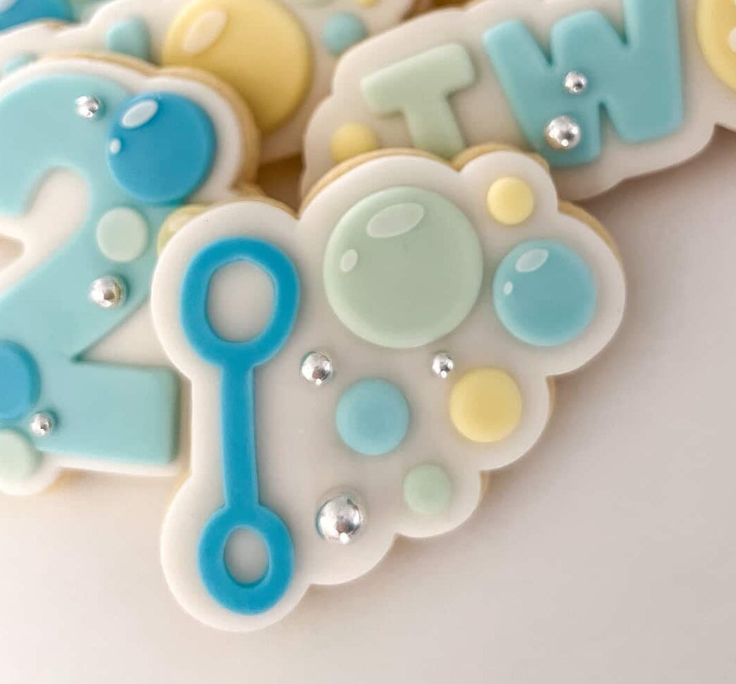 Bubble Wand Cookie Stamp & Cutter
