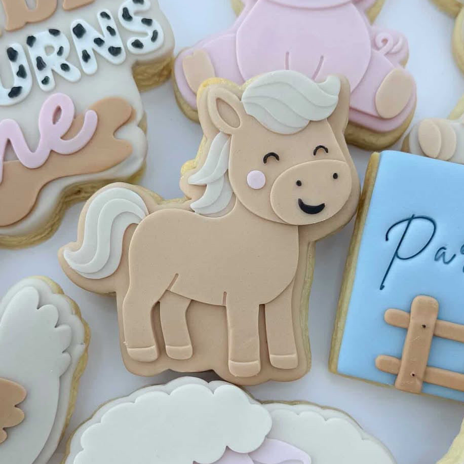 Horse Cookie Stamp & Cutter