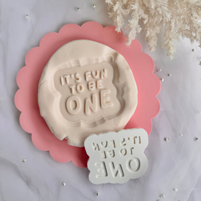It’s Fun To Be One Cookie Stamp & Cutter