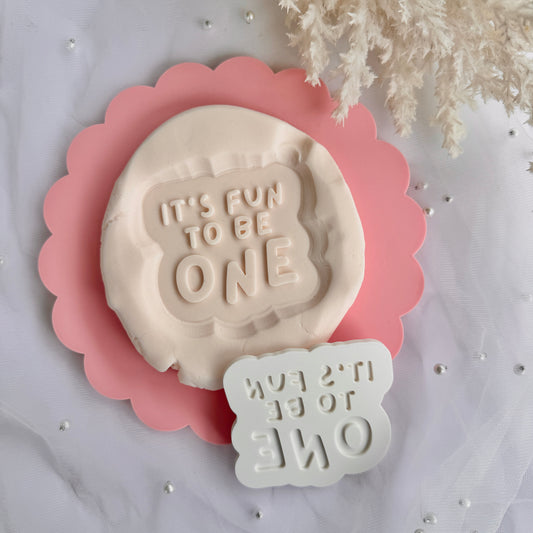 It’s Fun To Be One Cookie Stamp & Cutter