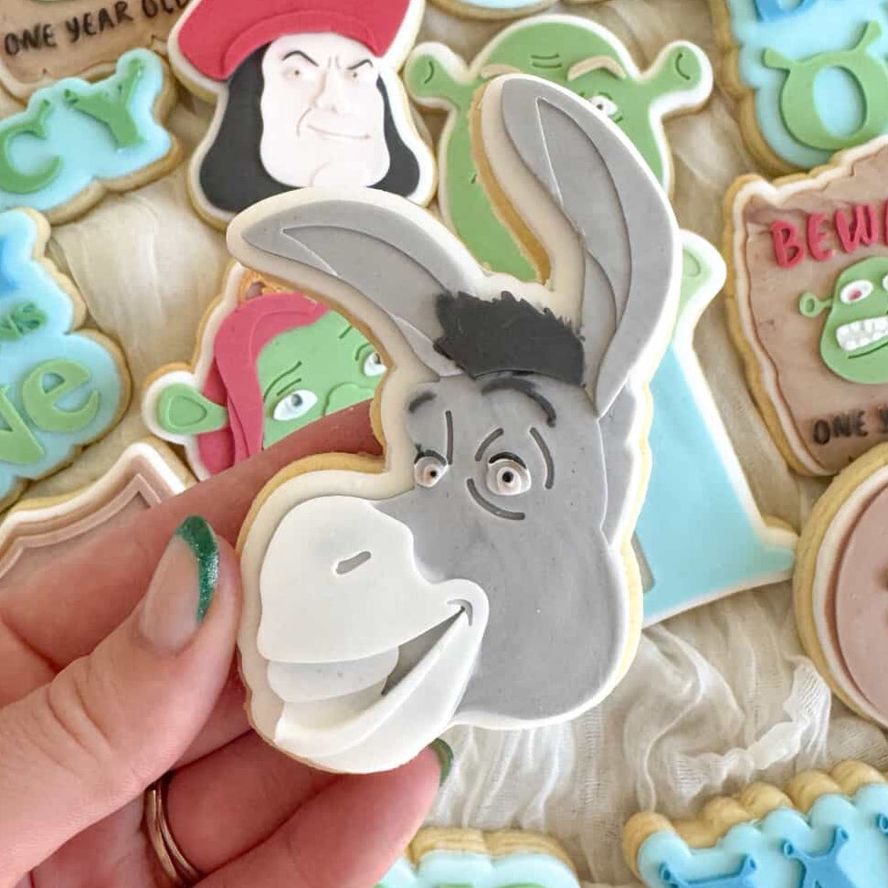 Donkey Face Cookie Stamp and Cutter