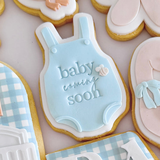 Singlet Baby Onesie Cookie Stamp & Cutter