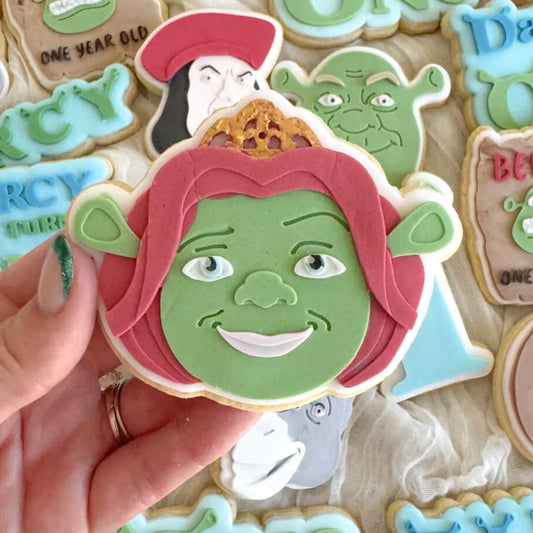 Fiona Ogre Face Cookie Stamp and Cutter