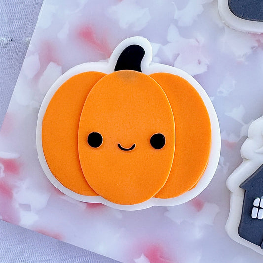 Happy Pumpkin Cookie Stamp & Cutter