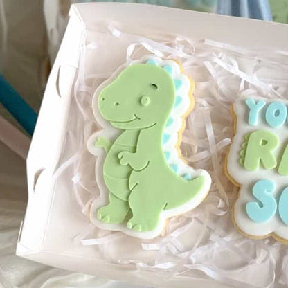 T-Rex Dinosaur Cookie Stamp & Cutter