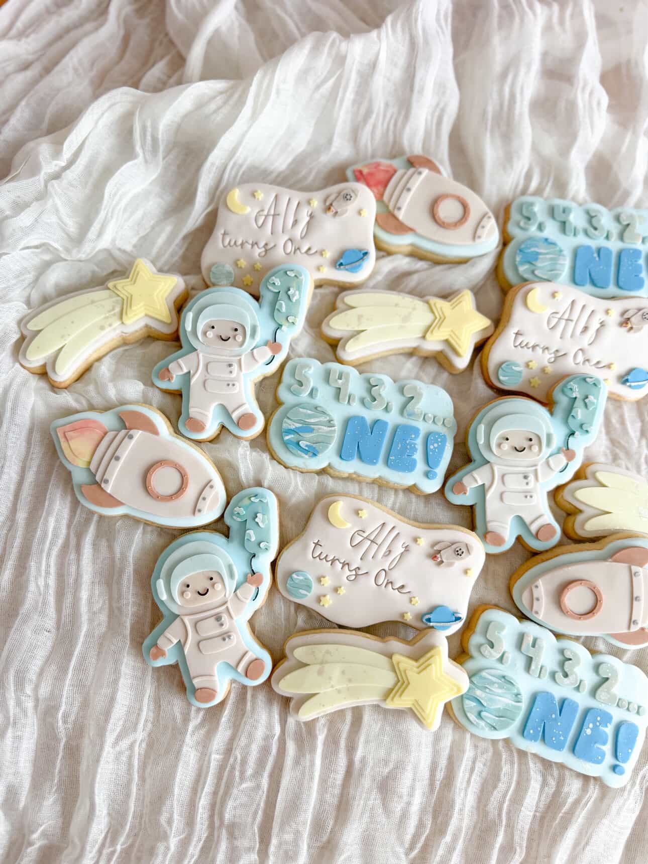 Rocket Ship Cookie Stamp & Cutter