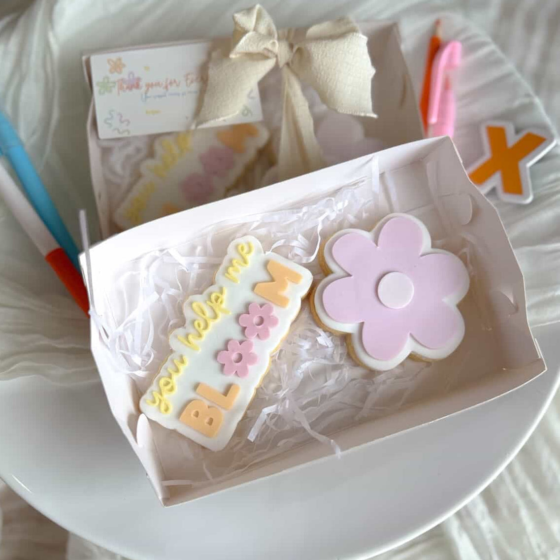 You Help Me Bloom Cookie Stamp & Cutter
