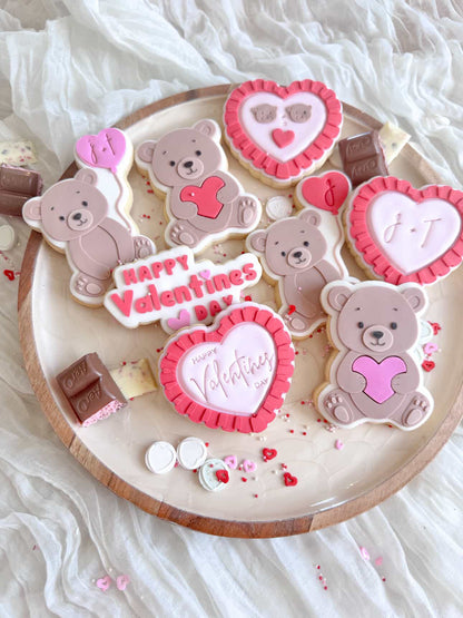 Frilly Border Heart Cookie Stamp & Cutter