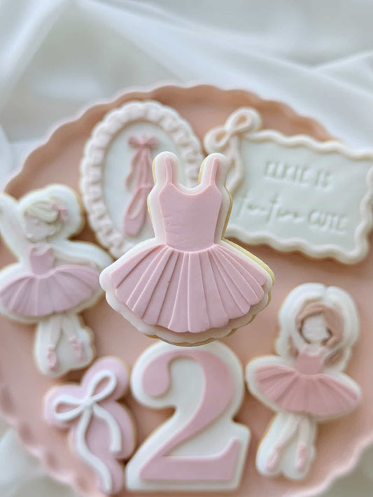 Ballerina Tutu Cookie Stamp & Cutter