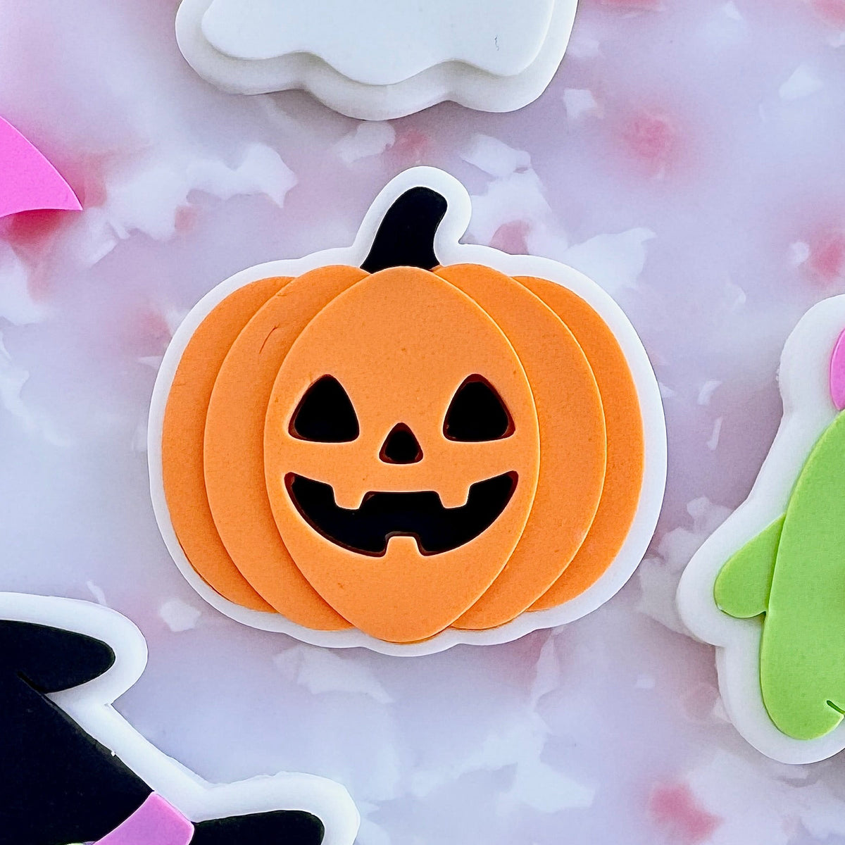 Jack-O-Lantern Cookie Stamp & Cutter