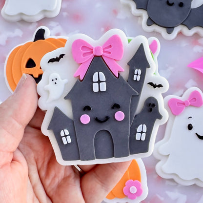 Haunted House Cookie Stamp & Cutter