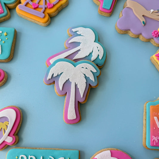 Palm Tree Cookie Stamp & Cutter