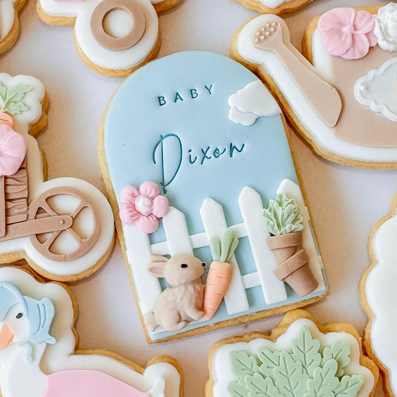 Pickett Fence Plate Cookie Stamp