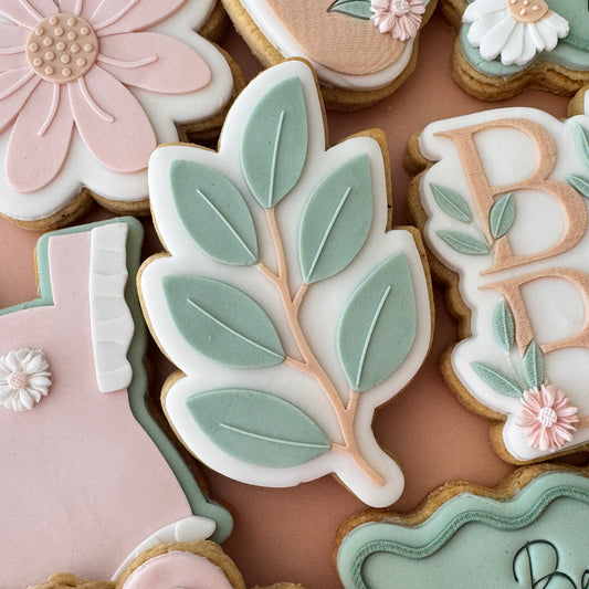 Leaf Branch Cookie Stamp & Cutter