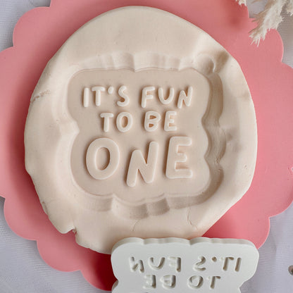 It’s Fun To Be One Cookie Stamp & Cutter