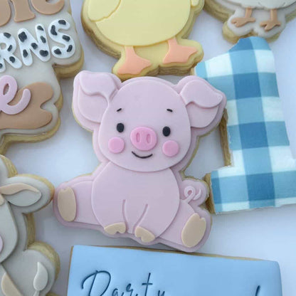 Pig Cookie Stamp & Cutter
