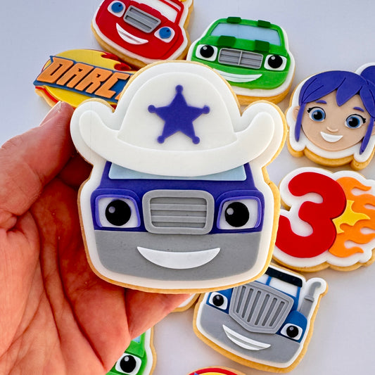 Starla Face (Blaze) Cookie Stamp & Cutter