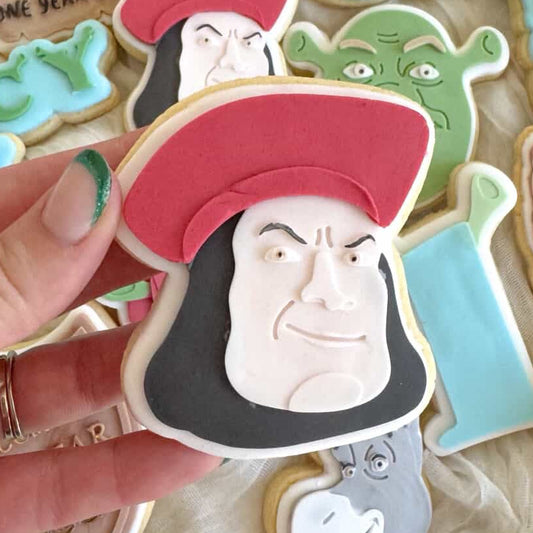 Lord Farquaad Face Cookie Stamp and Cutter
