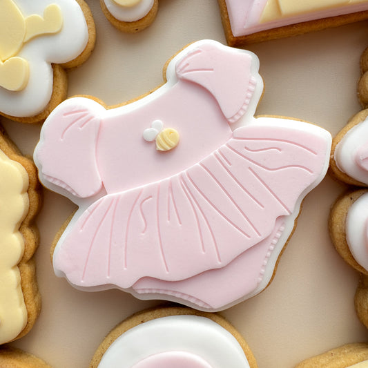 Girly Baby Romper Cookie Stamp & Cutter