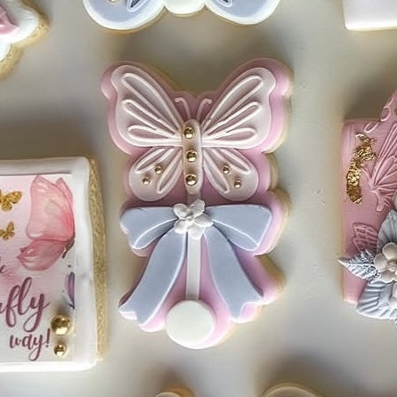Butterfly Rattle Cookie Stamp & Cutter