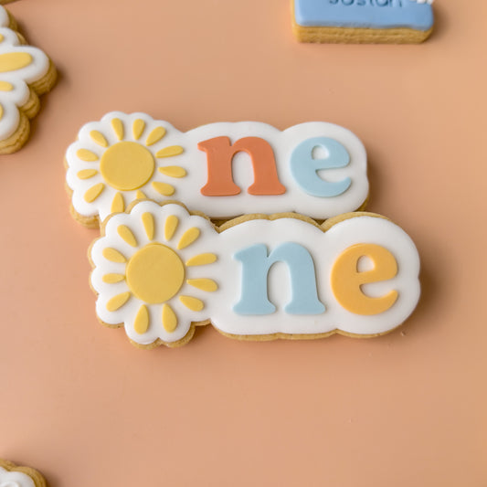One Word Sun Cookie Stamp & Cutter