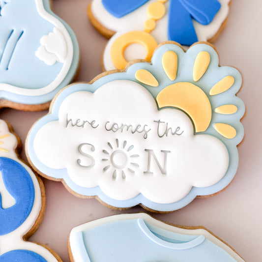 Sun Behind Cloud Cookie Stamp & Cutter