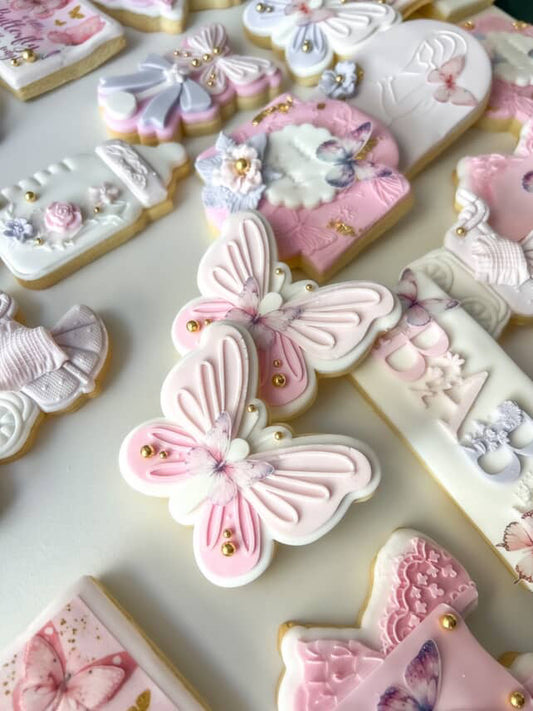Butterfly Cookie Stamp & Cutter